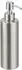 Relaxdays Seifenspender nachfüllbar, gebürsteter Edelstahl, 300ml, 2er-Set