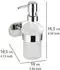 Wenko Turbo-Loc Orea Shine Seifenspender Edelstahl, glänzend, 300ml