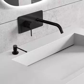 Bernstein Einbau-Seifenspender D350 mit Metallkopf, 350ml (D350)