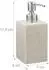 Relaxdays Seifenspender 300ml nachfüllbar, Polyresin, sand (2er-Set)