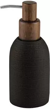 Kleine Wolke Harper Seifenspender 300ml, Bambus/Polyresin, schwarz (8694926854)