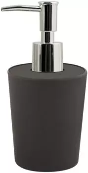 Spirella Takeo Seifenspender Bambus/Edelstahl 400ml anthrazit (10.20466)