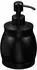 Relaxdays Seifenspender 390ml, Edelstahl, schwarz (10049978_46)