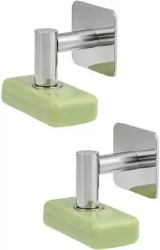 bremermann Magnet-Seifenhalter 2er-Set, frei h&auml;ngend, Edelstahl hochgl&auml;nzend