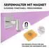 bremermann Magnet-Seifenhalter 2er-Set, frei hängend, Edelstahl hochglänzend