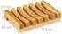 Relaxdays Seifenschale Bambus mit Gitter, 2er Set (10043997_0)