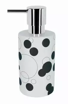 Spirella Tube Bubbles Seifenspender Porzellan 300ml schwarz (10.173)