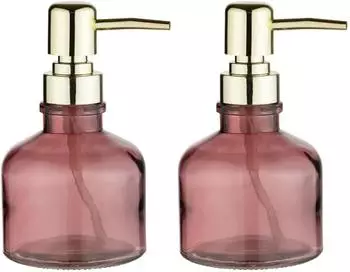 Wenko Atessa Seifenspender Glas, altrosa, 200ml (25341100)