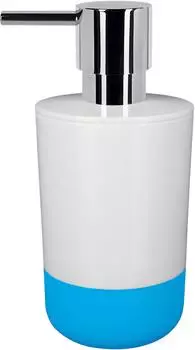 Spirella Moji Seifenspender 300ml Soft Touch, weiß/blau (10.17573)