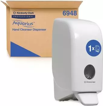 Kimberly-Clark Aquarius Seifenspender Kassette 1L, wei&szlig; (6948)