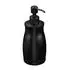 Relaxdays Seifenspender 400ml, Edelstahl, schwarz (10049977)