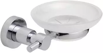 tesa LOXX Seifenschale mit Wandhalterung, Glas, chrom (40282-00000-00)