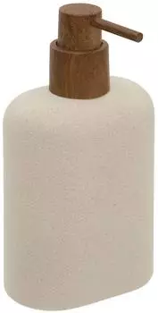 Paris Prix Argiléo Seifenspender oval, Kunstharz, beige, 350ml