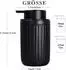 LuxusKollektion Seifenspender Keramik, schwarz, 350ml