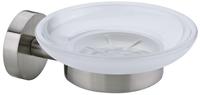 tesa 40310-00000-00, Tesa MOON 40310-00000-00 Seifenschale Silber, Wei&szlig; (satiniert)