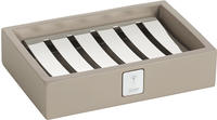 JOOP Seifenschale Bathline grau B 12,5 cm, H 3 cm, T 8,5 cm - grau