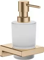 hansgrohe AddStoris Seifenspender 41745140 Wandmontage, 200 ml Glaseinsatz, Metall,