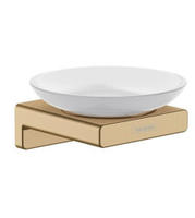 hansgrohe AddStoris Seifenhalter 41746140 Wandmontage, Glas, Metall, brushed...