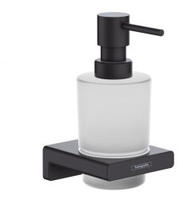 hansgrohe AddStoris Q Seifenspender 41745670 Wandmontage, 200 ml, Glaseinsatz,