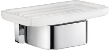 Smedbo Ice Soft Cube Seifenschalenhalter Porzellan chrom weiß (OK442P)