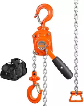 VEVOR Mini-Hebelzug Kettenzug 0,5T 3m Hubh&ouml;he (Chain Hoist 1/2T 10FT)