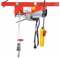 vidaXL Elektrischer Seilhebezug 1000 W 200/400 kg