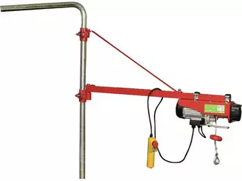 Kerbl Schwenkarmhalterung f&uuml;r Seilhebezug bis 600kg, Stahl lackiert, 110cm (37122)