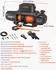 VEVOR Elektrische Seilwinde 12V 5443kg Synthetikseil 28m IP67 (ZC12000)