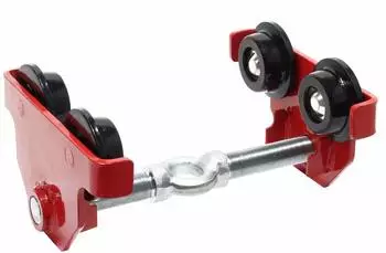 Wiltec Unterflansch-Laufkatze Handfahrwerk 500kg 45-220mm Flanschbreite (62596)