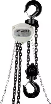 Wiltec Handkettenzug 5t Tragkraft 3m Hubhöhe (65139)