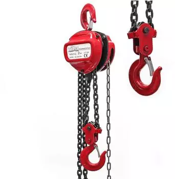 Wiltec Kettenzug 2t, Kettenlänge 3m, Hubhöhe 2,5m (62589)