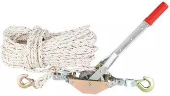 VEVOR Seilzug Ratschenzug 0,75T Seil 30,48m 2 Haken