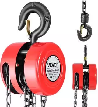 VEVOR Kettenzug 1T Hubh&ouml;he 3m G70-Kette