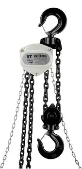 Wiltec Handkettenzug 5t Tragkraft 5m Hubhöhe (65140)