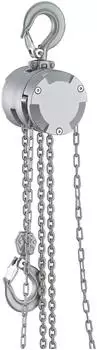 Wiltec Alu Kettenzug 1t, 3m Hubhöhe, G100-Lastkette (65143)