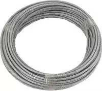 D&Ouml;RNER + HELMER Ruck-Zuck Drahtseil 6x7 + FE - Stahl verzinkt-blau PVC...