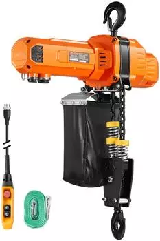VEVOR Elektrischer Kettenzug 1000kg, 6m Hubh&ouml;he, 230V, G100-Kette