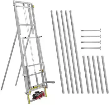 MSW Wheels Dachdecker-Aufzug 15m 200kg 1500W mit Fernsteuerung (MSW-RF15S)