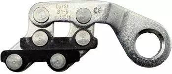 Berger & Schr&ouml;ter Seilklemme 1mm, Stahl verzinkt, br&uuml;niert (12504)