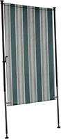 Angerer Freizeitm&ouml;bel Klemm-Senkrechtmarkise "Nr. 8700" gr&uuml;n/beige, BxH: 120x275 cm
