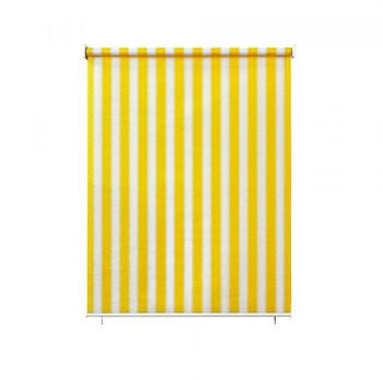 Paramondo Senkrechtmarkise freihängend 120x140cm gelb-weiß