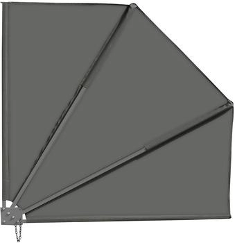 Royal Gardineer Sichtschutz-Fächer 140x140cm anthrazit (NX5210-944)