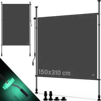 Kesser Senkrechtmarkise 150x310cm Anthrazit