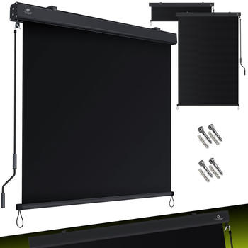 Kesser Senkrechtmarkise anthrazit 160 cm x 250 cm