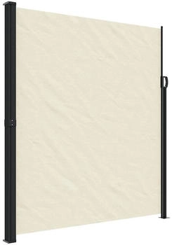 vidaXL Seitenmarkise Creme 220x500 cm