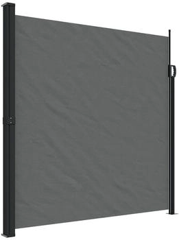 vidaXL Seitenmarkise Ausziehbar Anthrazit 200x500 cm