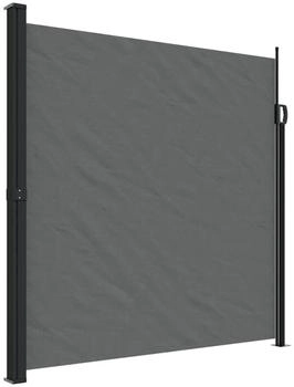 vidaXL Seitenmarkise Ausziehbar Anthrazit 200x600 cm