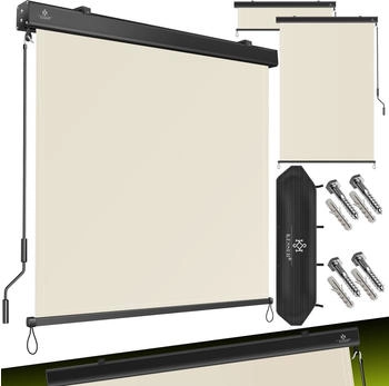 Kesser Senkrechtmarkise 160 x 250cm Beige