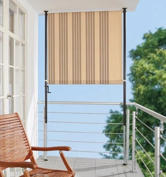 Angerer Balkonsichtschutz 120 x 225 cm beige