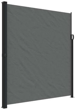 vidaXL Seitenmarkise Ausziehbar 220x300 cm Anthrazit